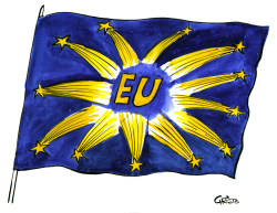 NEW EUROPEAN FLAG by Christo Komarnitski
