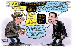  SCOTT WALKER INTERVIEW  by Daryl Cagle