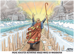 PRIME MINISTER NETANYAHU MAKES WAVES IN WASHINGTON by R.J. Matson