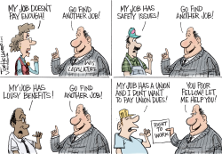 RIGHT TO WORK by Joe Heller