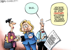 HILLARY E-MAILS  by Nate Beeler