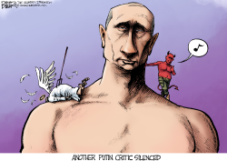 ANGELS AND PUTINS  by Nate Beeler