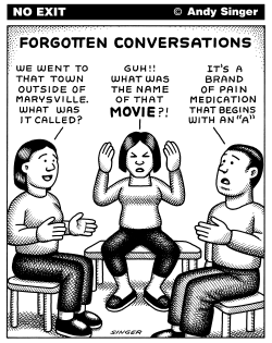 AGING AND MEMORY by Andy Singer