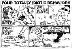IDIOTIC CLIMATE CHANGE DENIAL by Monte Wolverton