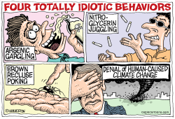 IDIOTIC CLIMATE CHANGE DENIAL  by Monte Wolverton