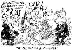 TENNESSEE - NRA GOES HUNTING by Daryl Cagle