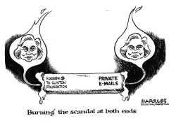 HILLARY SCANDALS by Jimmy Margulies