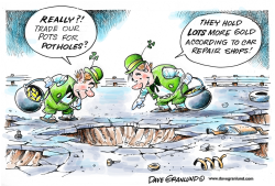 ST PATRICK'S DAY AND POTS by Dave Granlund