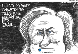 HILLARY'S EMAIL by Pat Bagley
