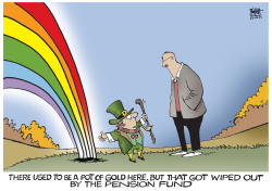 PENSIONS AND POTS OF GOLD,  by Randy Bish