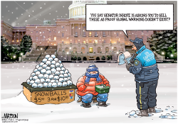 SELLING SNOWBALLS ON THE NATIONAL MALL- by R.J. Matson
