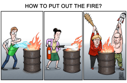 HOW TO PUT OUT THE FIRE by Luojie