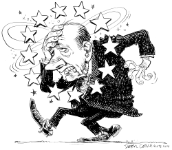 CHIRAC AND THE EU by Daryl Cagle