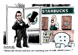 STARBUCKS AND TALKING ABOUT RACE  by Jimmy Margulies