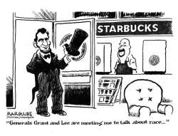 STARBUCKS AND TALKING ABOUT RACE by Jimmy Margulies