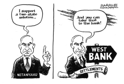 NETANYAHU AND THE TWO-STATE SOLUTION by Jimmy Margulies