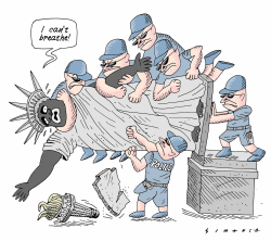 POLICE VIOLENCE by Osmani Simanca