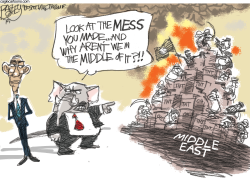 MIDDLE EAST MESS by Pat Bagley