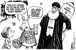 IRAN EASTER BUNNY by Rick McKee