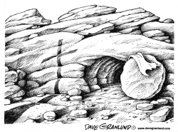 EASTER EMPTY TOMB by Dave Granlund