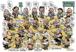 TENNESSEE GUNS IN PARKS  by Daryl Cagle