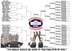 REPUBLICANS STRUGGLE WITH ELECTION 2016 BRACKETS- by R.J. Matson