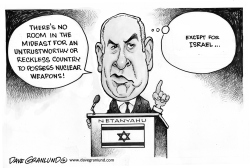 MIDEAST AND NUKES by Dave Granlund