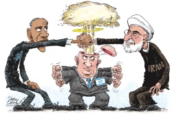 IRAN DEAL AND NETANYAHU  by Daryl Cagle