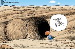 WHERES THE EASTER BUNNY by Bruce Plante