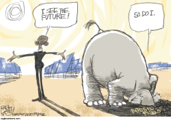 FUTURE IS BRIGHT  by Pat Bagley