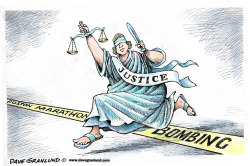 BOSTON BOMBING TRIAL FINISH by Dave Granlund