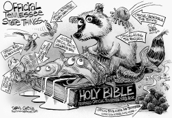 THE BIBLE AND OTHER OFFICIAL TENNESSEE STUFF by Daryl Cagle
