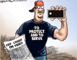 COP ON VIDEO by Kevin Siers