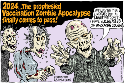 VACCINATION ZOMBIE APOCALYPSE  by Wolverton