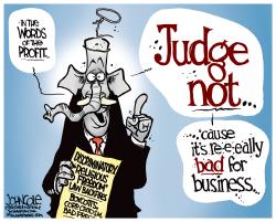 JUDGE NOT  by John Cole