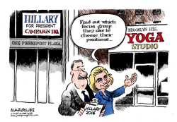 HILLARY FOR PRESIDENT  by Jimmy Margulies