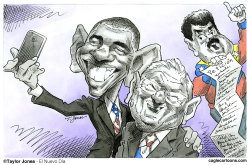 OBAMA, CASTRO AND MADURO -  by Taylor Jones