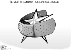 LOCAL OH - BLACK-AND-BLUE JACKETS by Nate Beeler