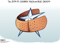 LOCAL OH - BLACK-AND-BLUE JACKETS  by Nate Beeler