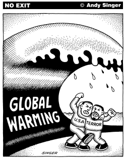 GLOBAL WARMING TIDAL WAVE by Andy Singer