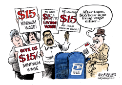 15/HOUR MINIMUM WAGE  by Jimmy Margulies