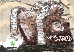 WAR ON DRUGS  by Pat Bagley