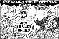 REPEALING THE ESTATE TAX by Monte Wolverton