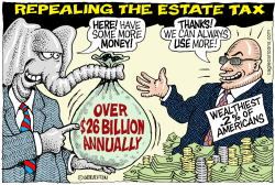 REPEALING THE ESTATE TAX  by Monte Wolverton