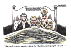 FOREIGN DONORS TO CLINTON FOUNDATION COLOR by Jimmy Margulies