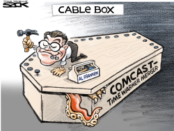 Comcast merger Dead  by Steve Sack