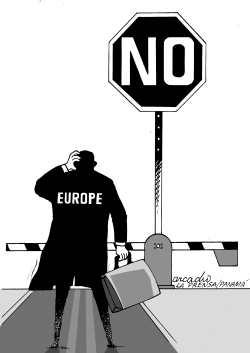 STOP TO EUROPE by Arcadio Esquivel