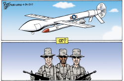 DRONES OR GUNS by Bruce Plante