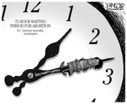 LOCAL NC  72-HOUR WAITING PERIOD FOR ABORTION BW by John Cole