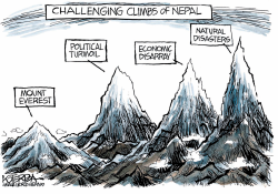 CHALLENGING CLIMBS OF NEPAL by Jeff Koterba